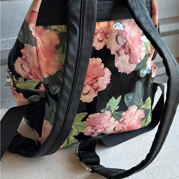 Pink Rose Betsey Johnson Backpack - Picture 2 of 7